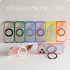 SHLD Translucent Frosted 360° Ring Stand MagSafe Case