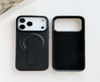 SHLD PU Leather Magnetic Finger Grip Armor Case